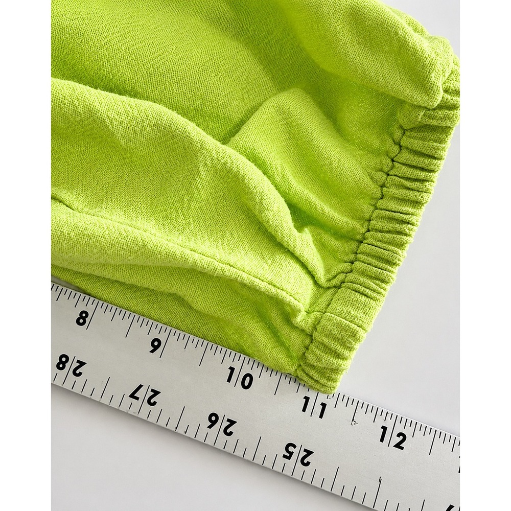 Soft Surroundings Tunic Women XL Lime Green Excellent Pintuck Cotton 24014 - Picture 12 of 13